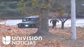 El dramático momento en que un soldado desertor escapa de Corea del Norte [upl. by Joan]