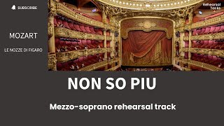 Non so piu Mozart Le nozze di Figaro Mezzosoprano rehearsal track [upl. by Esdras]