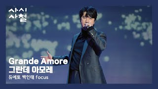 Grande Amore 그란데아모레  백인태 f 듀에토 DUETTO 사시사철 콘서트 20241123 [upl. by Patrich532]