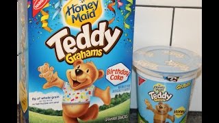 Teddy Grahams Birthday Cake amp Honey Review [upl. by Eppie574]