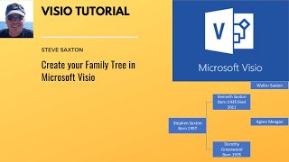 How to create a Family Tree in Microsoft Visio [upl. by Salakcin716]