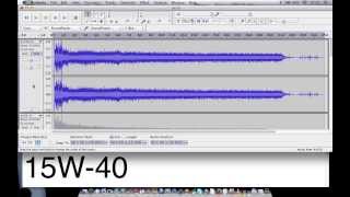 Start up oil comparison 5W30 vs 15W40 [upl. by Lered]