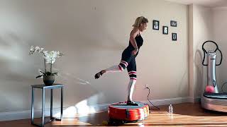 Power Plate  20 Minute Barre Workout [upl. by Retsehc]