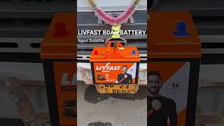 LIVFAST 80AH BATTERY INSTALL livfast viralvideo shorts instagram facebook youtubeshorts [upl. by Maziar174]