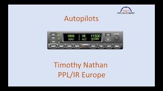 Autopilots in Light GA Aircraft [upl. by Singband]