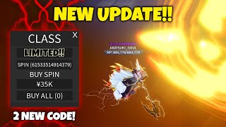 Limited Class Update  New Boss and 2 New CODES  A Heros Destiny [upl. by Avon999]