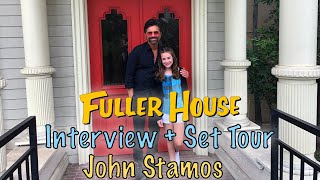 My Interview and Fuller House Set Tour with JOHN STAMOS [upl. by Arahat]