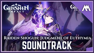 quotRaiden Shogun Judgment of Euthymiaquot  Character Demo Soundtrack  Genshin Impact [upl. by Konikow252]