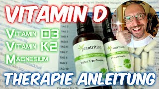 VITAMIN D DOSIERUNG 🔆 D3 K2 amp Magnesium 🔆 Anleitung für alle [upl. by Menard]