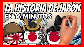 ✅ La historia de JAPÓN en 16 minutos  Resumen rápido y fácil [upl. by Gilchrist]