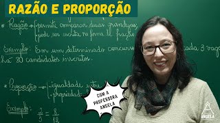 Razão e Proporção  Matemática Básica  Revisão ENEM e CONCURSOS  Professora Angela [upl. by Swope]