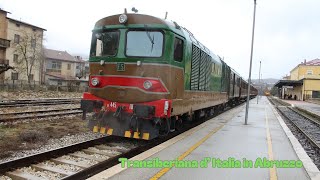 Transiberiana dItalia in Abruzzo  da Sulmona a Roccaraso [upl. by Laundes]