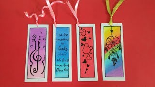 DIY BOOKMARKS With Oil Pastels  Easy Bookmark Tutorial with Oil Pastels [upl. by Dora]