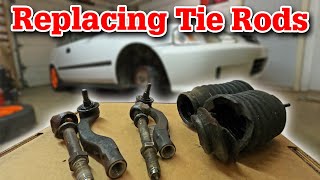 How To Replace Civic Inner amp Outer Tie Rods  Project EK Civic [upl. by Melgar]