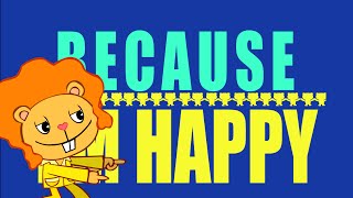 Pharrell Williams  Happy Tree Friends Version Lyrics Video [upl. by Mazman]