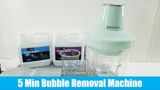 Remove Bubbles from Resin with Vacuum Degassing Machine Experiment [upl. by Banerjee]