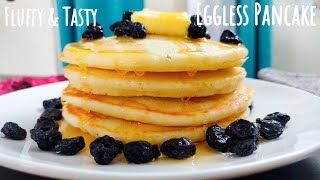 Eggless Pancake Recipe  Light amp Fluffy Pancakes  Best Bites [upl. by Coffee512]