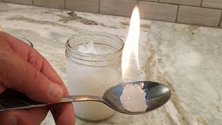 Making FIRE JELLY Calcium Acetate [upl. by Nnave]