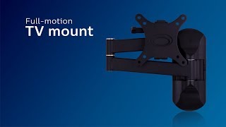 SQM922227 Philips FullMotion TV Mount  Installation [upl. by Iralav]