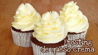 Frosting de queso crema  Receta fácil  Mi tarta preferida [upl. by Elleinnad160]