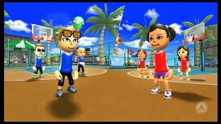 Wii Sports Resort  Basketball Pickup Game Skill Level 0  Champion [upl. by Yentnuoc]