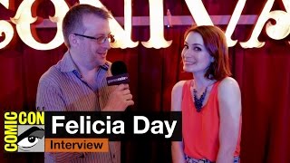 San Diego Comic Con 2015 Felicia Day talks fandom Supernatural and Heroes of the Storm [upl. by Werda905]