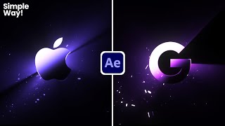 Trendy Logo Animation in After Effects  After Effects Tutorial  Simple Logo Animation  Easy way [upl. by Cornwall565]