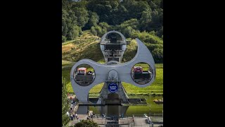 Falkirk Wheel Scotlands Engineering Marvel 🚢 scotland innovation tech [upl. by Airemat]