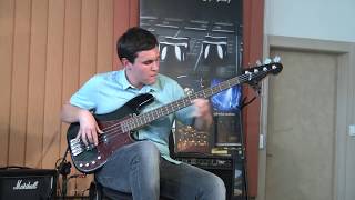 Charlie Parker  Billies Bounce bass cover [upl. by Akers]