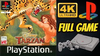 Disneys Tarzan  4K60ᶠᵖˢ UHD🔴  PS1  Longplay Walkthrough Playthrough Full Movie Game [upl. by Regina850]