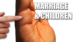 MARRIAGE amp CHILDREN LINES Female Palm Reading Palmistry 111 [upl. by Brookhouse]