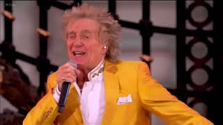 Rod Stewart live  the Queen’s Platinum Jubilee 4 June 2022 [upl. by Ocram]