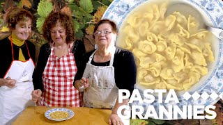 How to make tiny cappelletti pasta in broth  Pasta Grannies [upl. by Oicirtap]