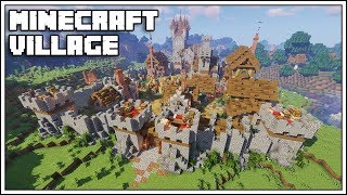 How to Build an Awesome Village in Minecraft World Download [upl. by Marillin216]