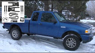 TORCH 3quot Lift Kit Install on a 2007 Ford Ranger  or similar [upl. by Lashondra393]