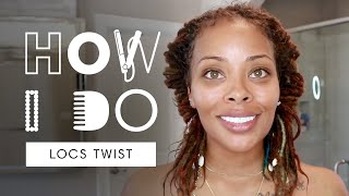 Eva Marcille’s Locs Hairstyle Tutorial  How I Do  Harper’s BAZAAR [upl. by Fenwick]