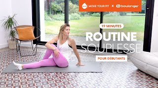 Routine souplesse pour débutants amp Stretching ☀️Jessica Mellet  Move Your Fit [upl. by Mavra55]