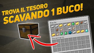 Come trovare i tesori di Minecraft scavando solo un buco [upl. by Merkle]