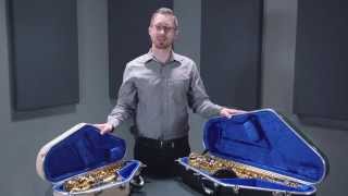 Hiscox Cases Pro II Series Alto and Tenor Sax Shell Case [upl. by Auqinihs943]