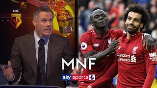 Gary Neville makes Jamie Carragher choose between Salah and Mane  MNF [upl. by Sachiko]