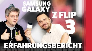 Samsung Galaxy Z Flip 3  Unser Erfahrungsbericht Deutsch [upl. by Myron]