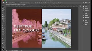 How to Edit Negative Scans and keep True Film Colours [upl. by Ikik]