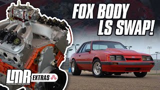 Fox Body Mustang LS1 Motor Swap  Startup amp Idle LSx Engine [upl. by Drofyar]