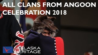 Tlingit Group Xudzidaakwaan All Clans from Angoon Celebration 2018  Sealaska Heritage [upl. by Bornie]