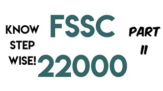 FSSC 22000 PART II [upl. by Ihpen]