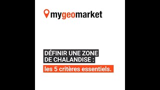 Zone de chalandise  les 5 critères essentiels pour implanter un commerce [upl. by Keli]