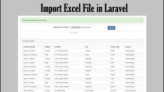 How to Import Excel Data in Laravel and Insert into Database [upl. by Utas]