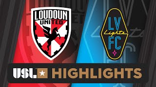 6142024  Loudoun United FC vs Las Vegas Lights FC  Game Highlights [upl. by Tuddor]