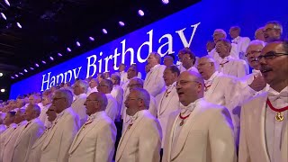 Happy Birthday 150piece Male Choir amp Orchestra [upl. by Jaimie]