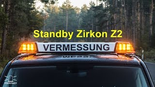 Standby Zirkon Z2 LED Balken Vermessung gelb Drehspiegelsimulation [upl. by Arahsat156]